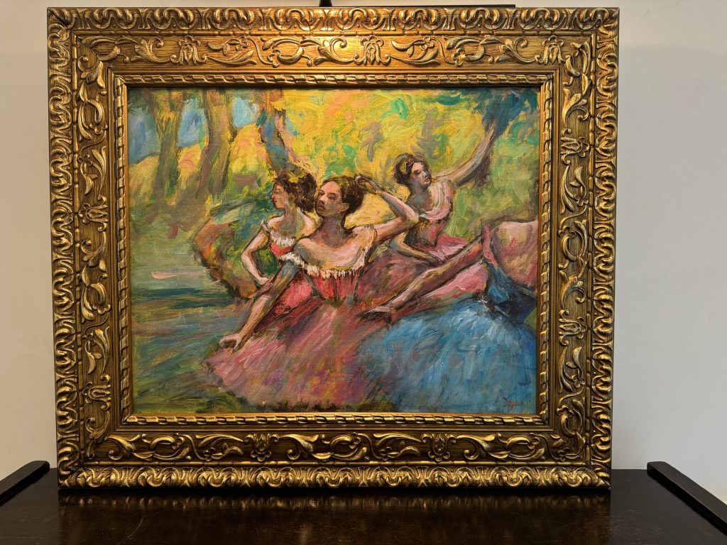 classic degas oil painting